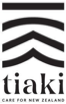 Tiaki - care for New Zealand logo.